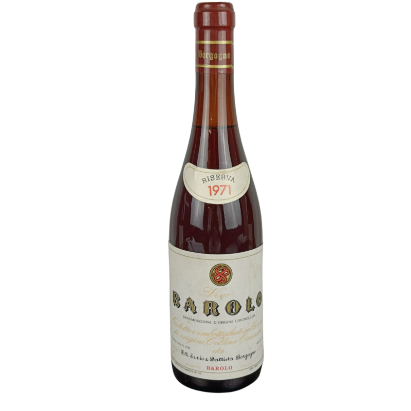 Borgogno Serio e Battista 1971 Barolo DOCG Cannubbio