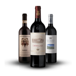 Box 3 Bottiglie Ornellaia-Le Volte-Barolo