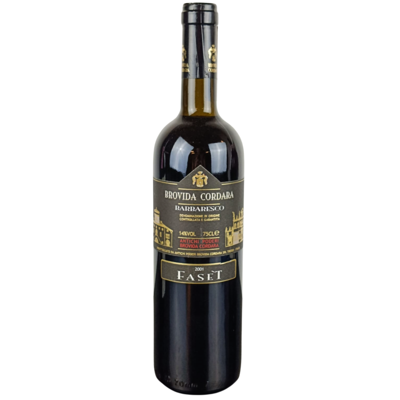 Brovida Cordara 2001 Barbaresco DOCG Faset
