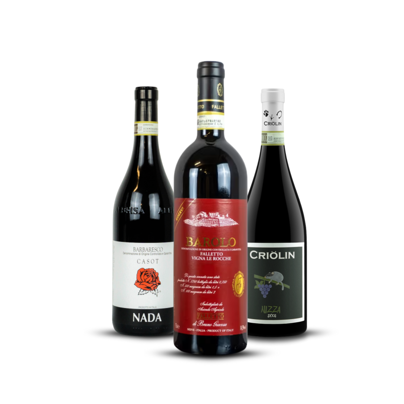 Box 3 Bottiglie Giacosa - Nada Casot - Nizza