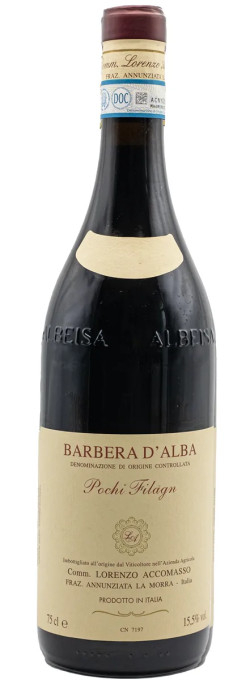 Accomasso Lorenzo 2021 Barbera d Alba DOC Pochi Filagn