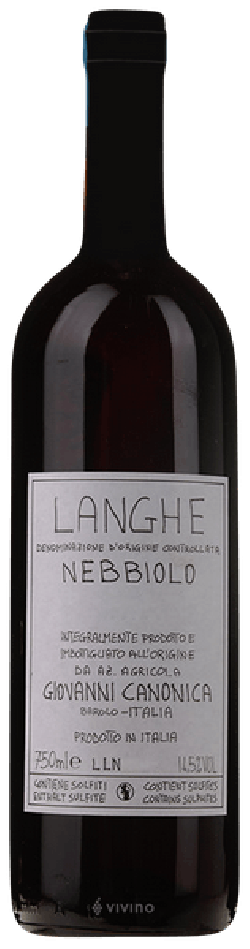 Canonica Giovanni 2016 Langhe DOC Nebbiolo