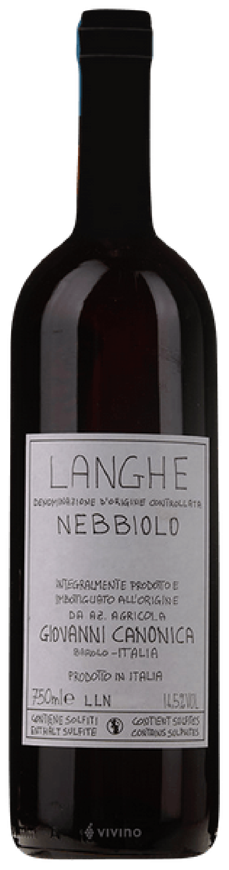 Canonica Giovanni 2016 Langhe DOC Nebbiolo