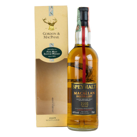 Macallan 1991 Single Malt Scotch Whisky Speymalt Gordon & Macphail